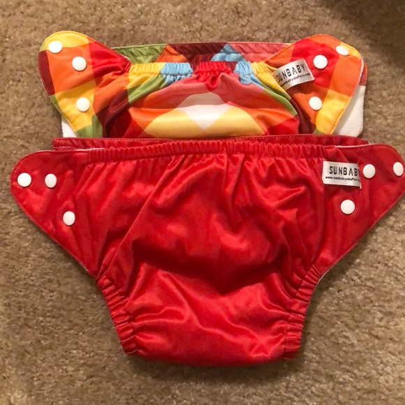 Sun baby cloth diapers with two inserts! - Picture 1 of 7
